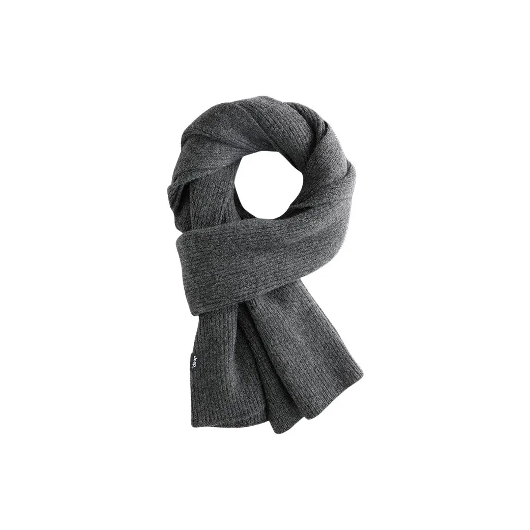 Jeep 100% шерсть вязаные шарфы мужские