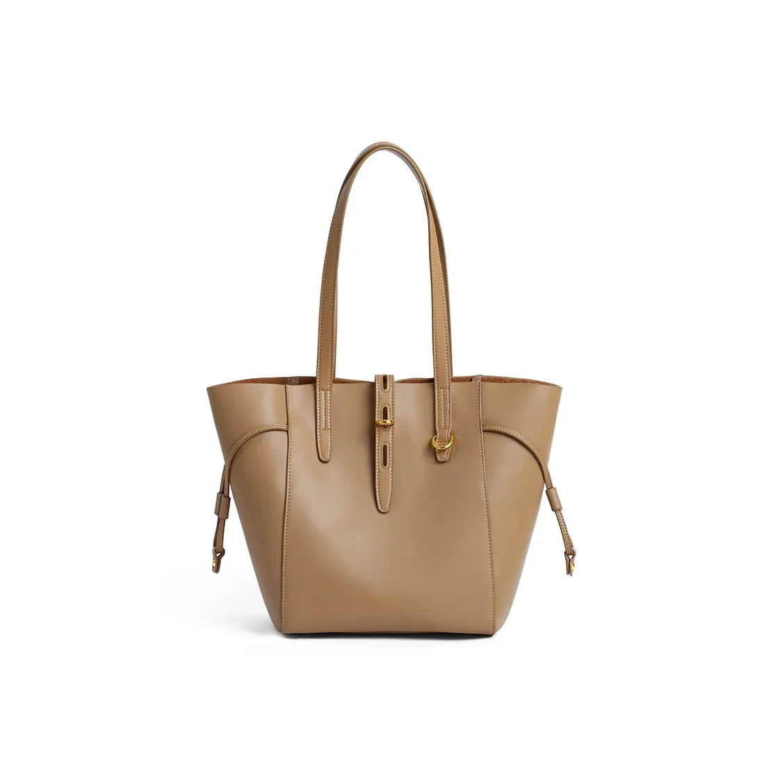 Younger Song Сумка через плечо из коровьей кожи Женская Карамель