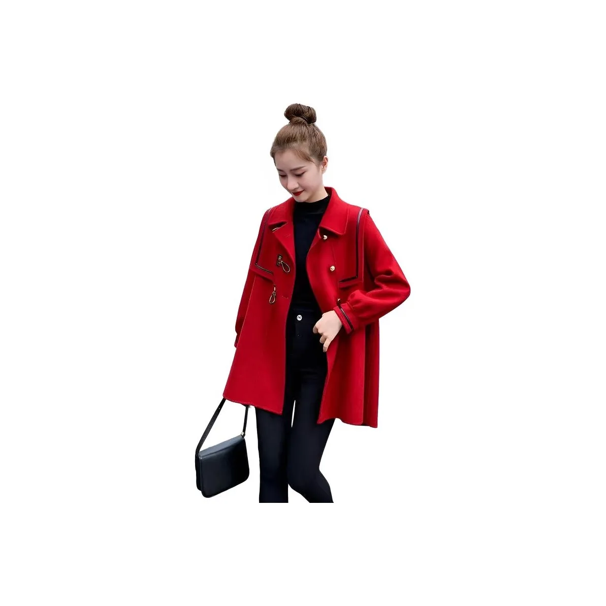 HAPG Red Women's Coat HAPG Красный Женский Пальто