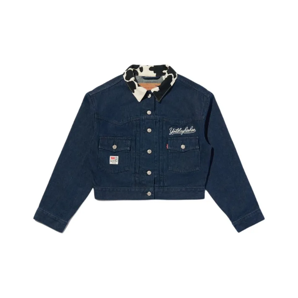 Levi's x WANJUZONGDONGYUAN Коллаборация Toy Story Коллаборация FW25 Деним Куртка Женская