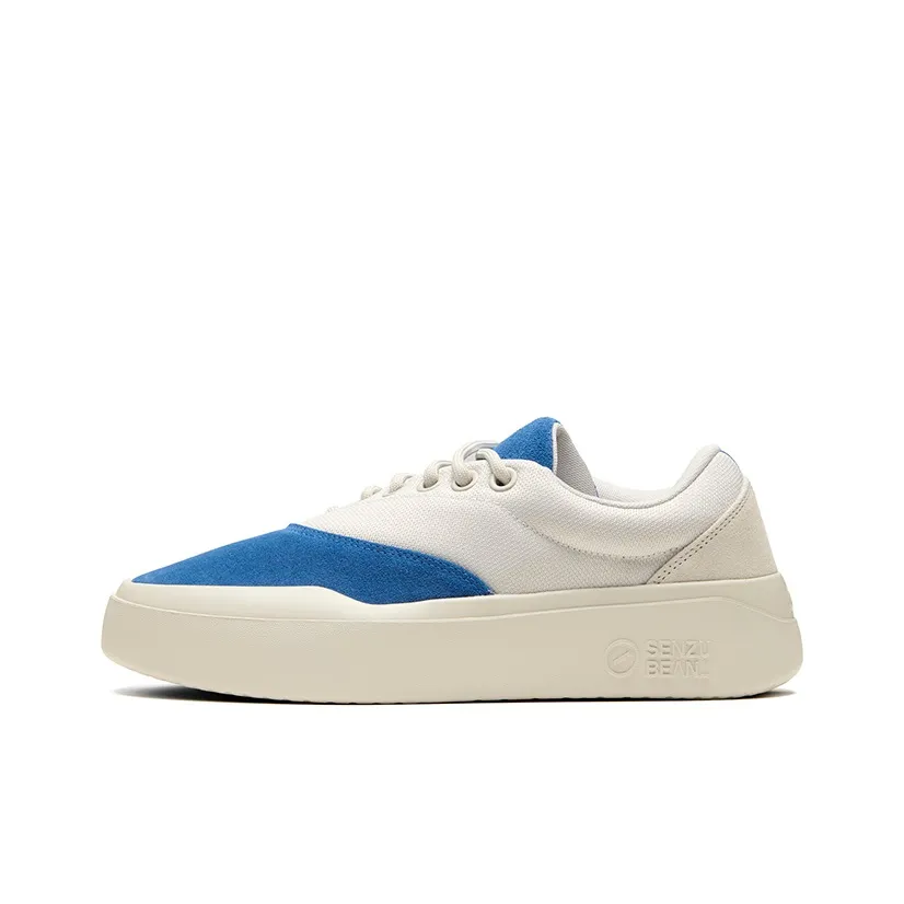 Senzubean Slip-resistant Abrasion-resistant Breathable Low-Top Skateboard Shoes Unisex Dark Blue Сензубеан противоскользящие устойчивые к истиранию дышащие низкие кеды для скейтбординга унисекс темно-синий