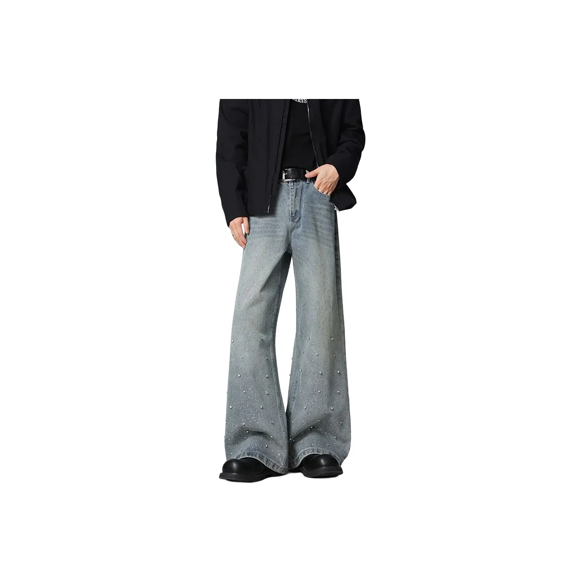 PANDA ADEVIL Синий Унисекс Джинсы