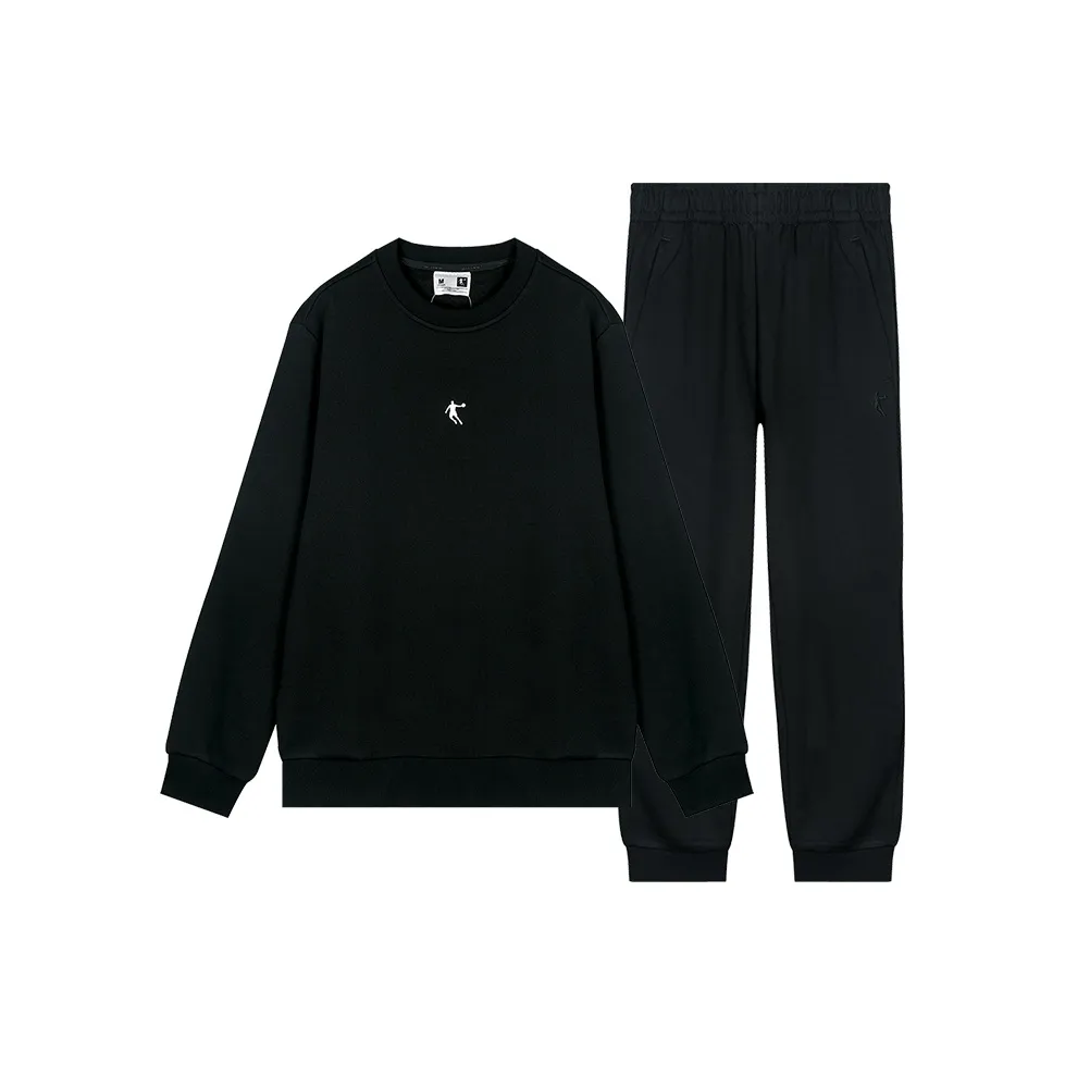 QIAODAN Спортивный костюм унисекс черный