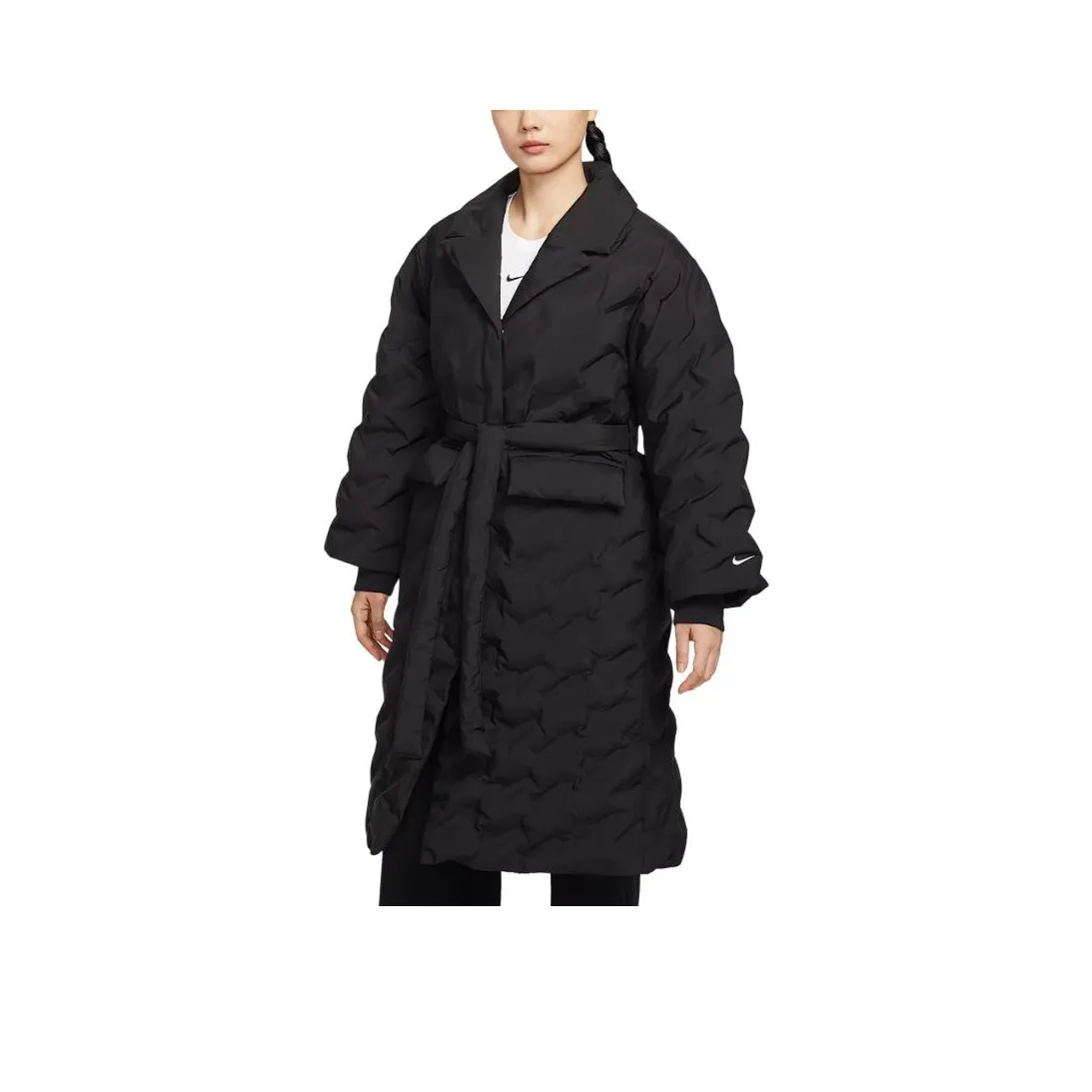 nike Sportswear FW25 Swoosh Series Therma Форма OVERSIZE Пуховик Женские