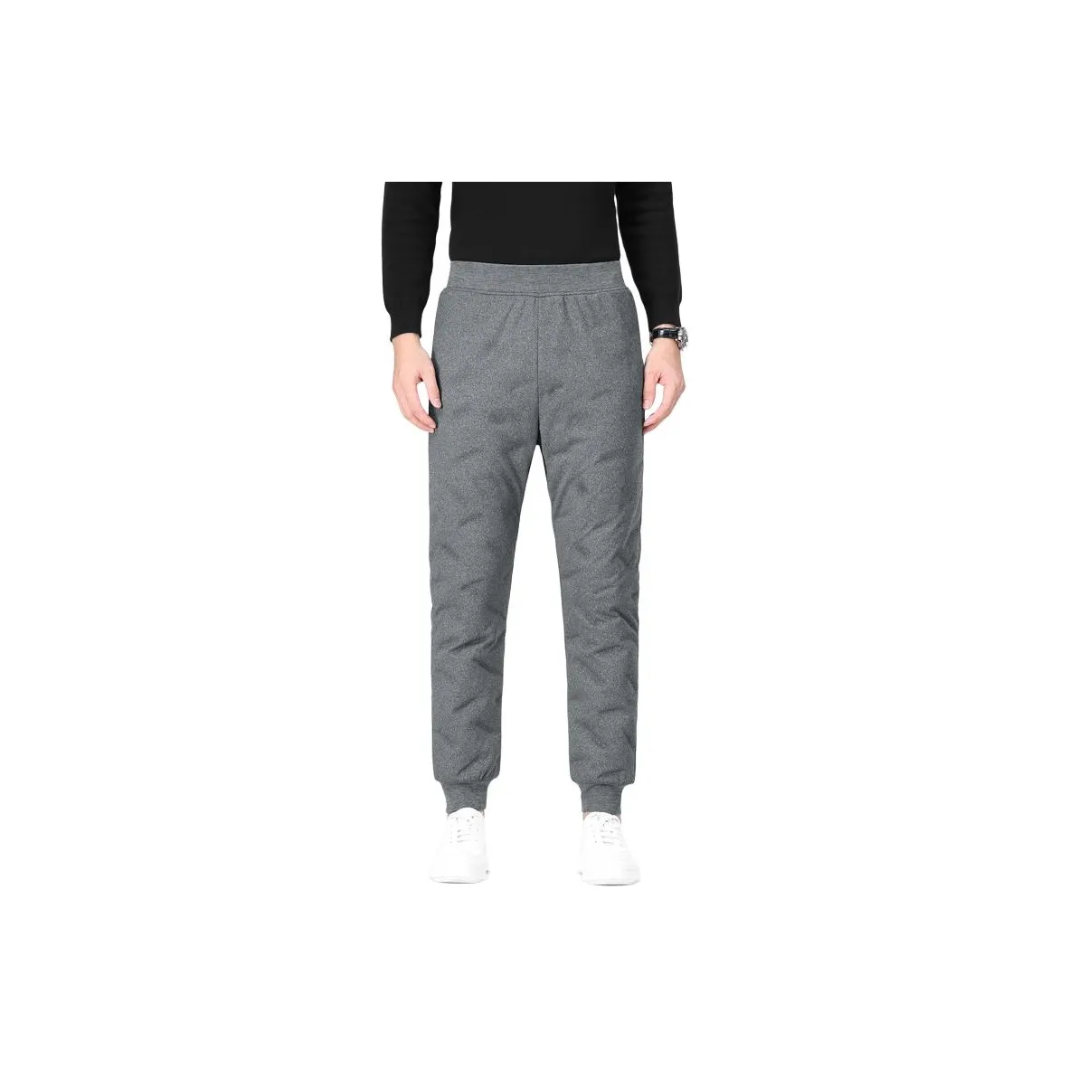 SNOW FLYING Серые Мужские Пуховые Штаны