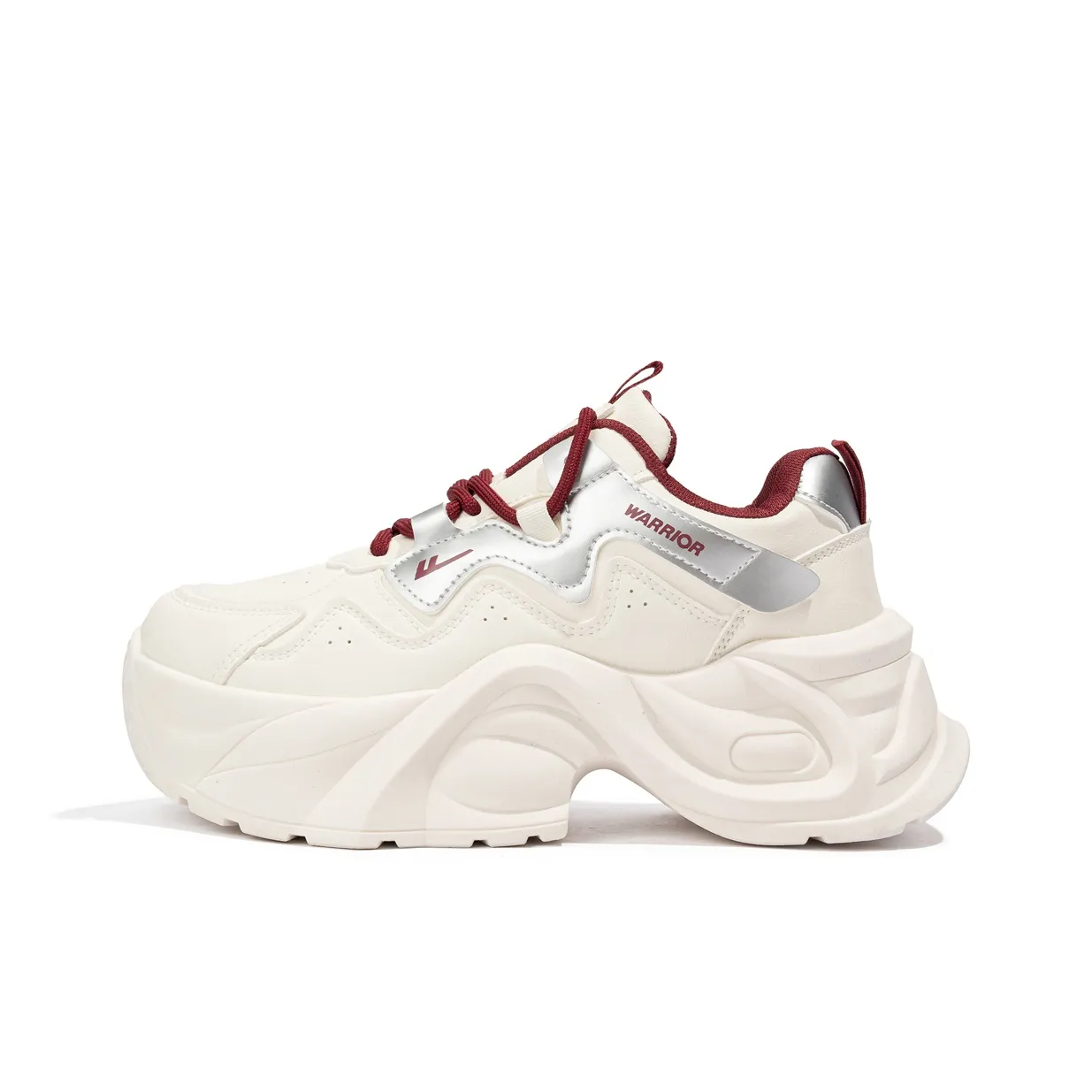 Warrior визуально увеличивает рост Легкие Дышащие Кроссовки с Толстой Подошвой Женские