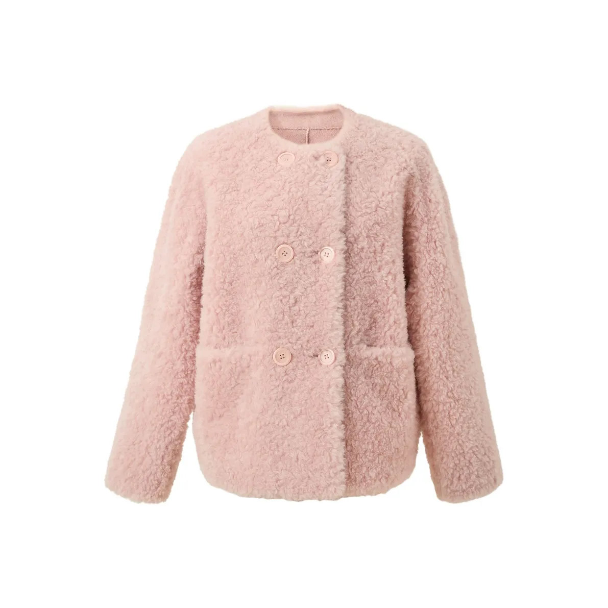 3COLOUR Светло-розовый Женские меховые изделия