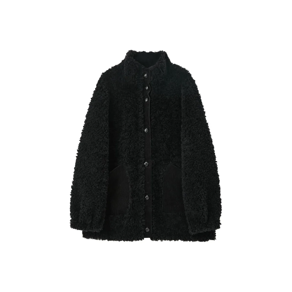 3COLOUR Классический черный Женские меховые изделия