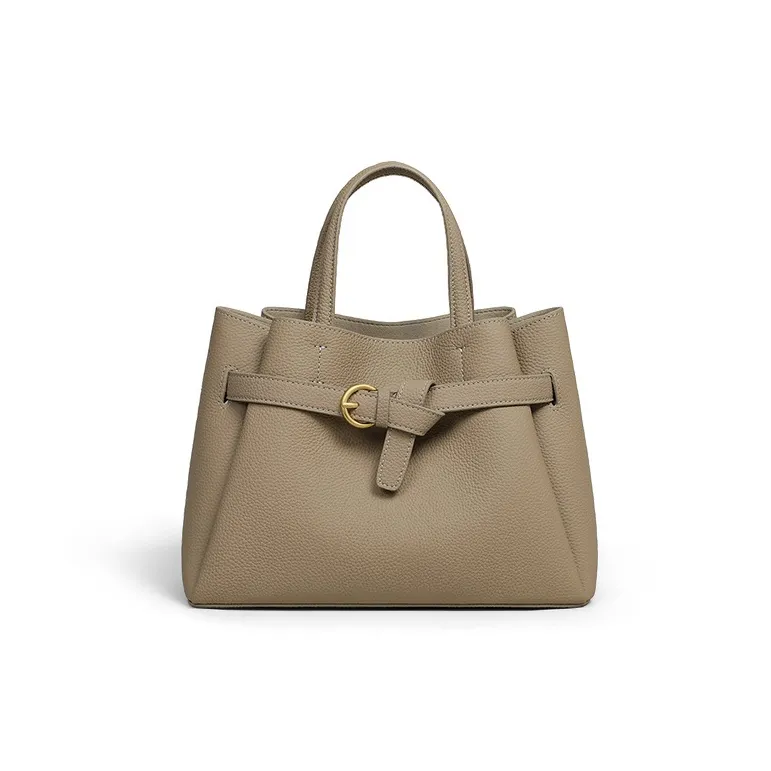 OUBOTE Сумка из коровьей кожи женская каменная стена серый цвет