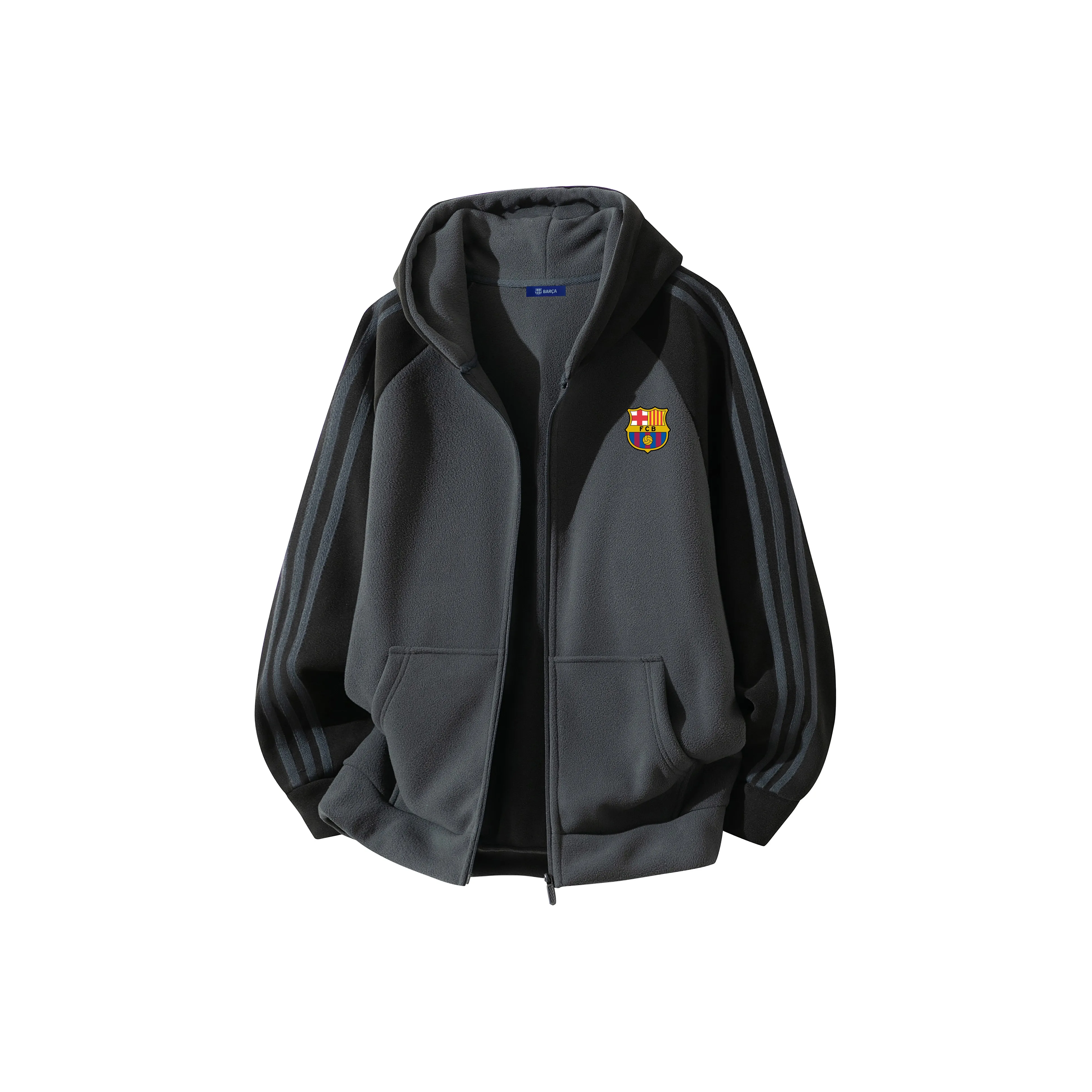 FCB ARCELONA Velvet Feel Coat Unisex FCB ARCELONA Бархат Feel Пальто Унисекс