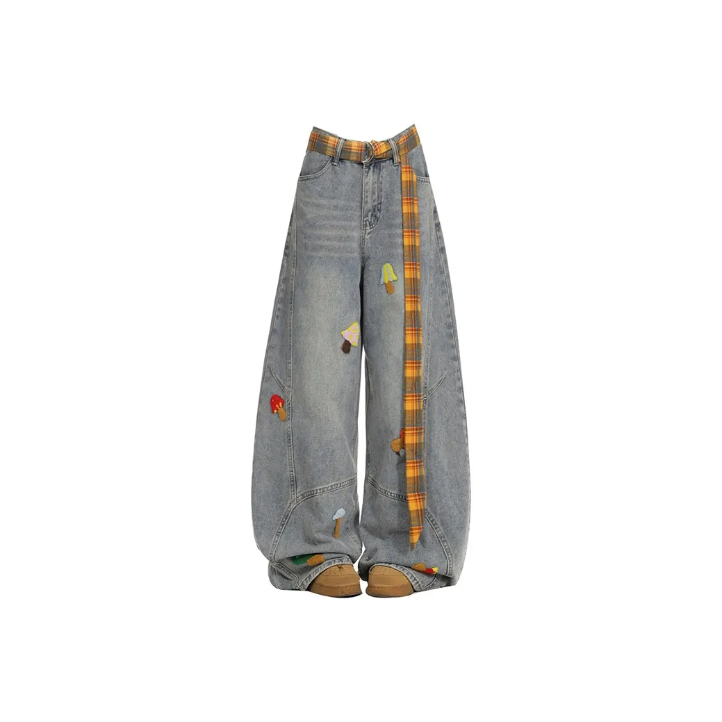 FUNST Ностальгические синие женские джинсы