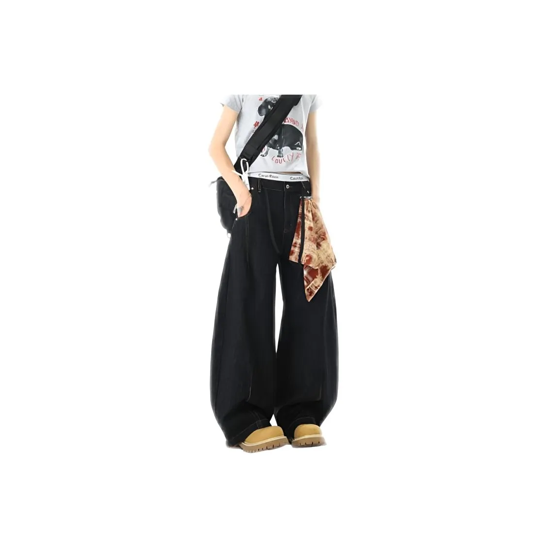 GOYN Черные Унисекс Джинсы