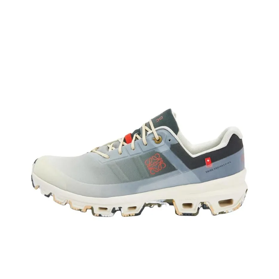 On X LOEWE Cloudventure Collection Casual Shoes Unisex Low-Top Gray White