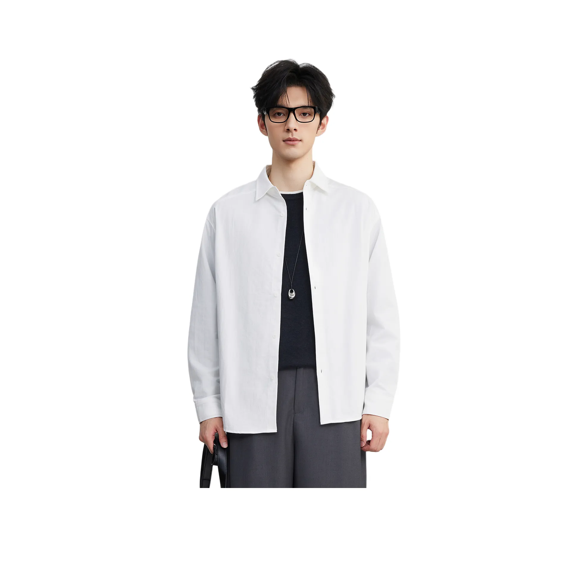 DUCHI Seaside White Unisex Shirt DUCHI Seaside Белая Унисекс Рубашка