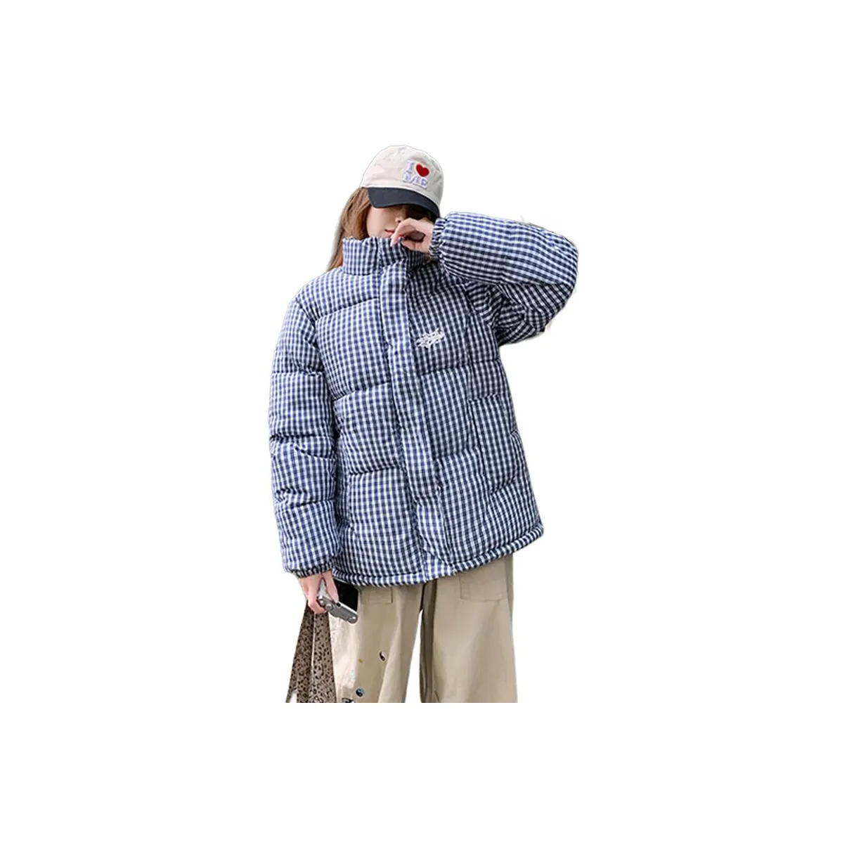 SOCKKEY Синий Унисекс Пуховики