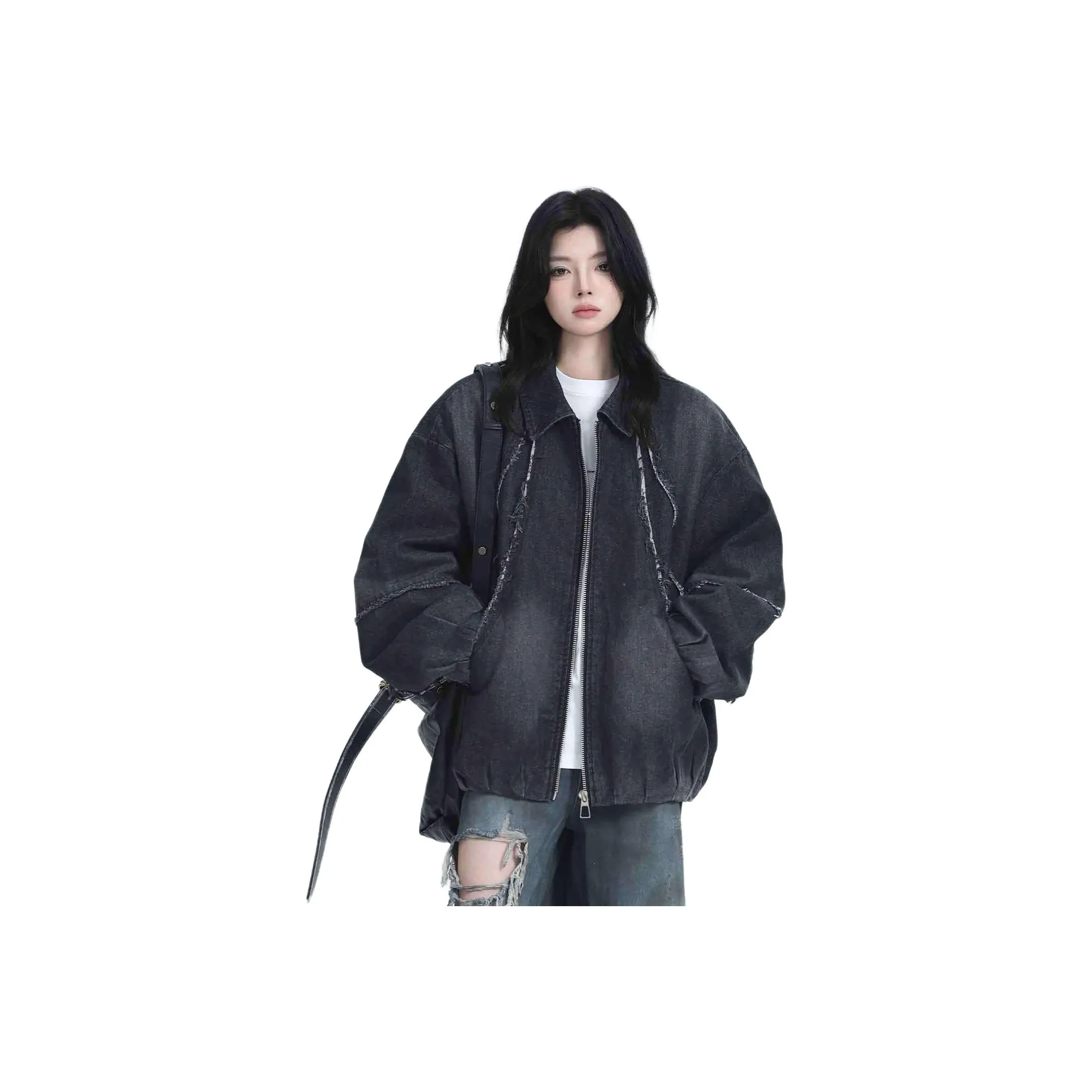 Pirkadat Черный Унисекс Джинсовые куртки