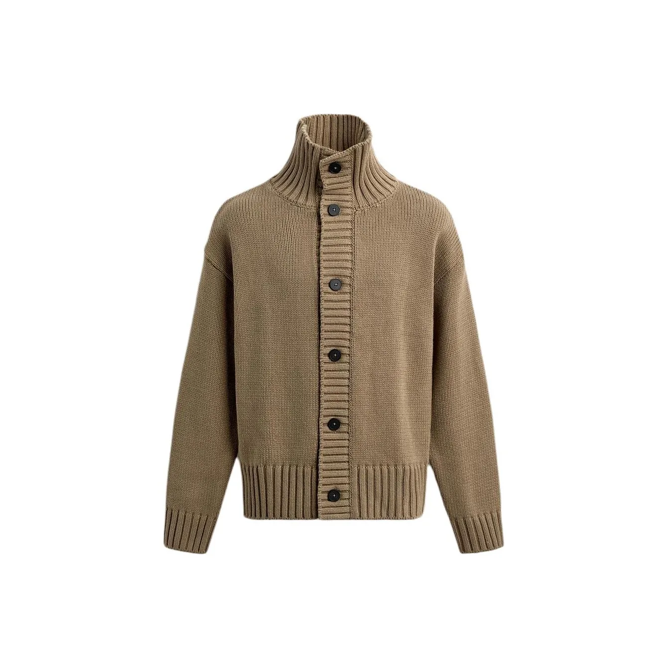 ZARA Коричневый Мужской Трикотаж