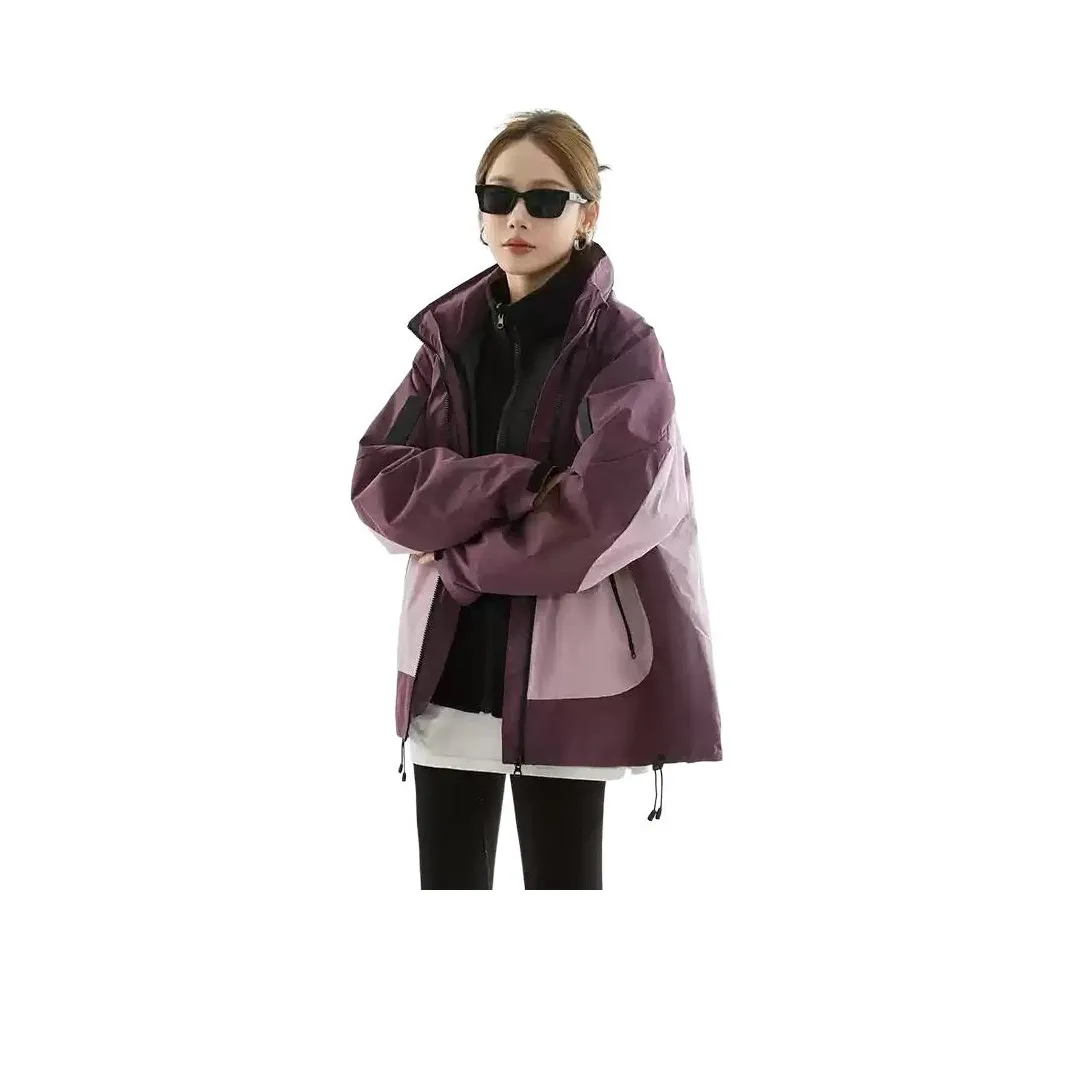 LANGQING Светло-фиолетовый бесплатная доставка с брендированным наклейкой женский тренч