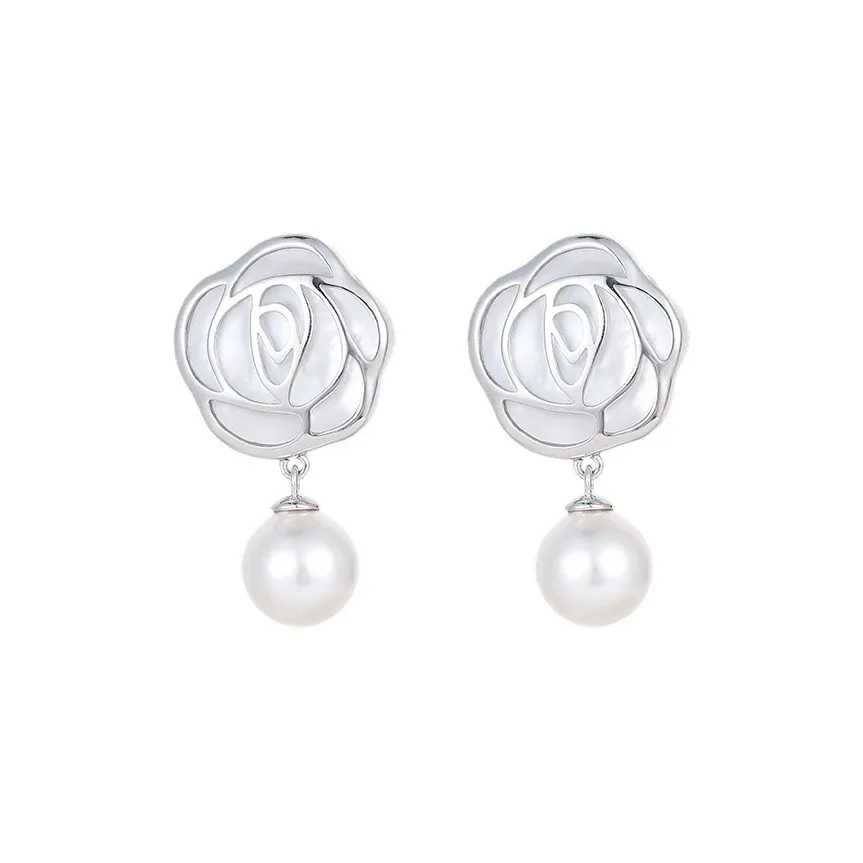 Серьги VIOLET с искусственным жемчугом женские