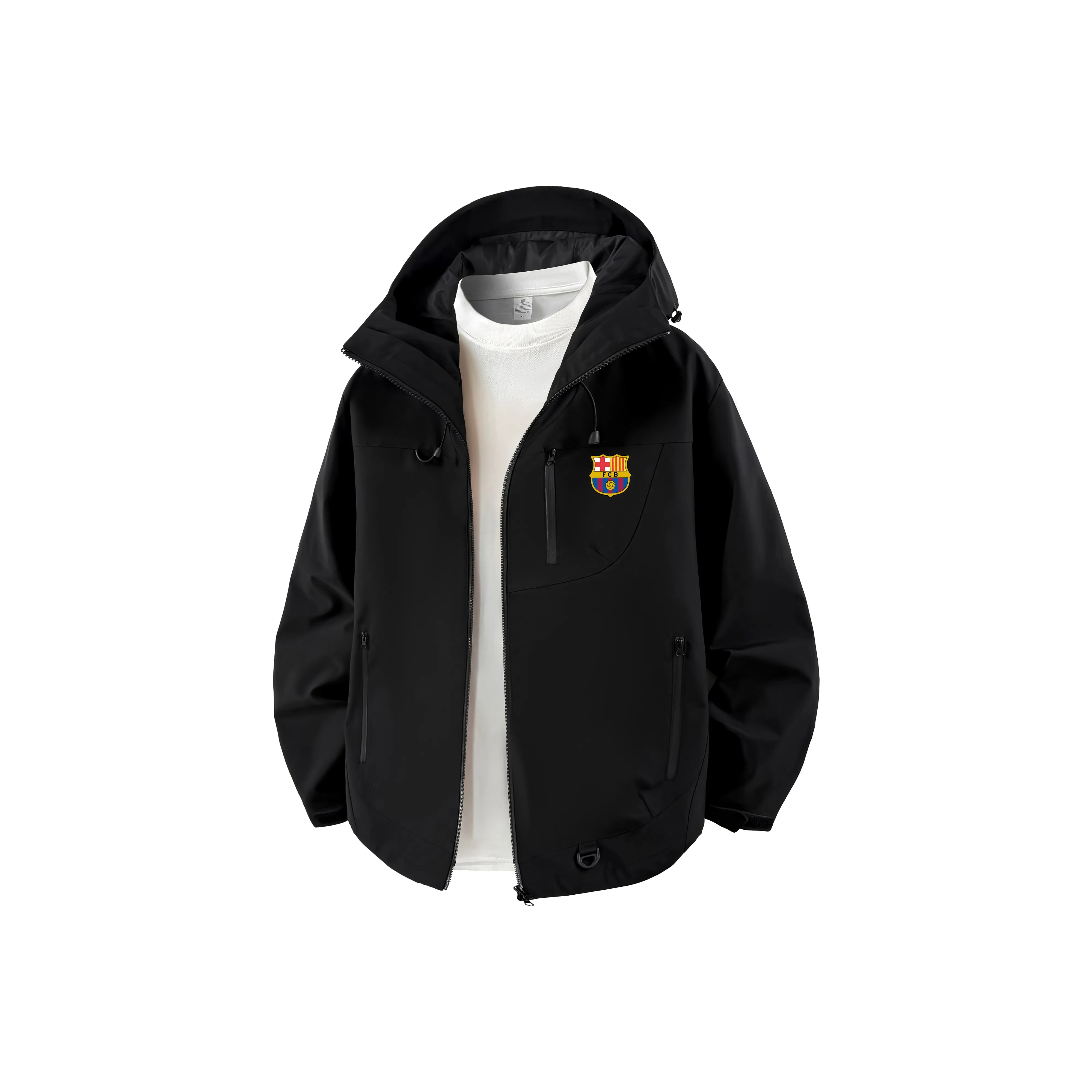 FCB ARCELONA Термический Водонепроницаемый Ветрозащитный Ветровка Унисекс