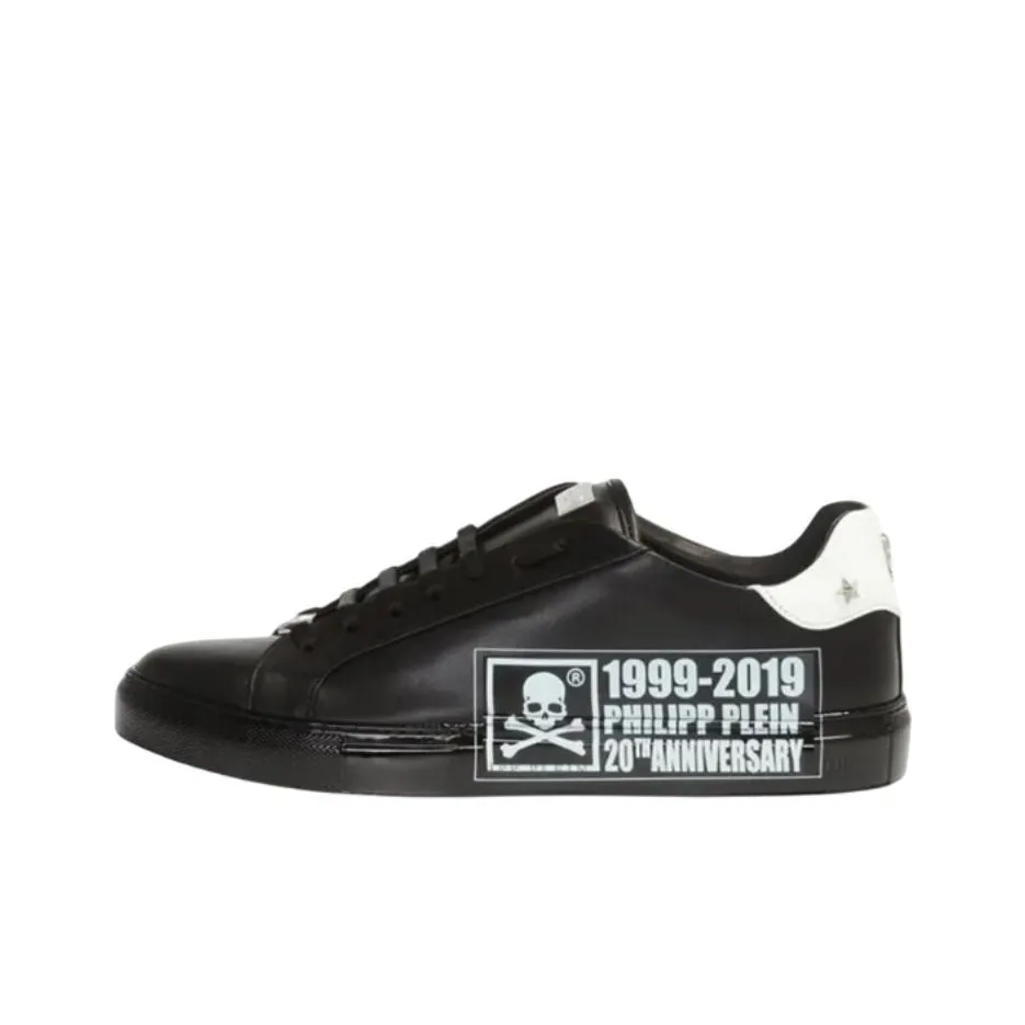 PHILIPP PLEIN Skateboard Shoes Men Low-Top Black