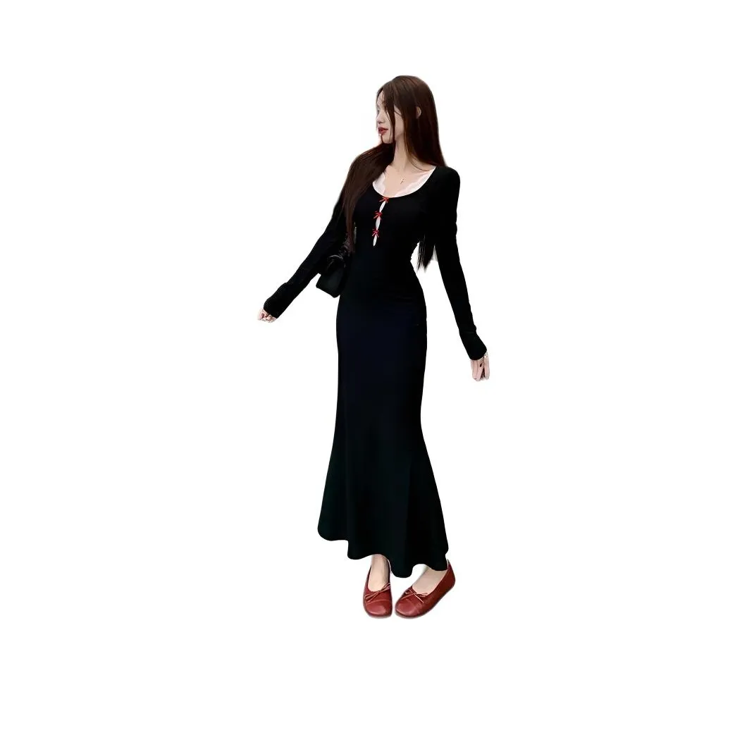 9c Collective Длинное платье с длинными рукавами женское