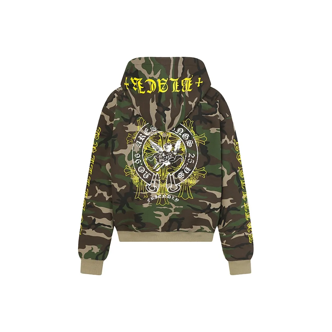 M17 STUDIO Камуфляж [Полный принт вышивка] Унисекс куртки