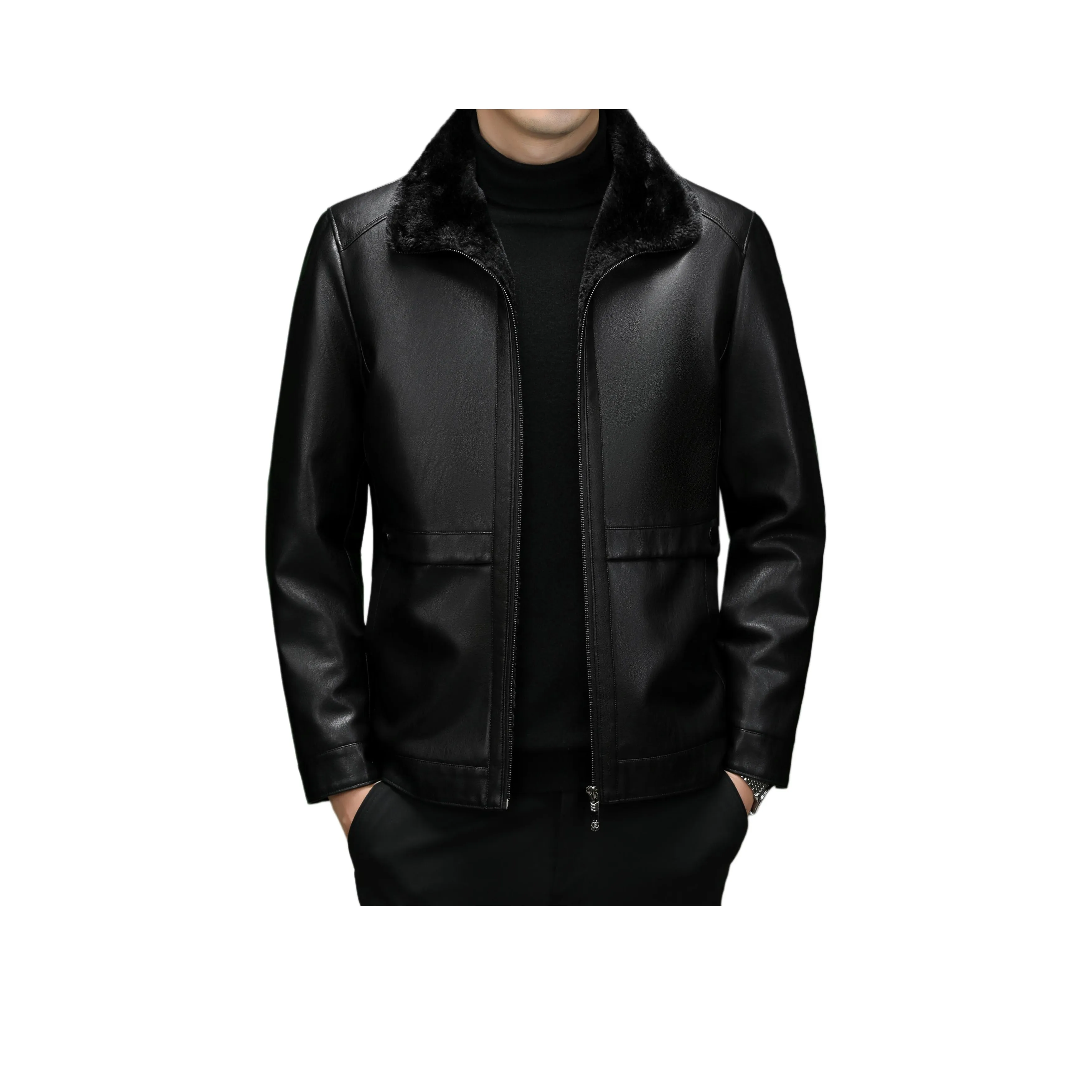 EMINU Мужские кожаные куртки