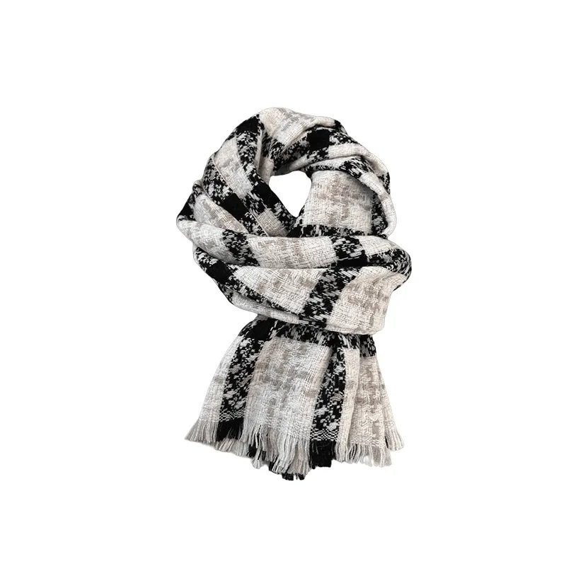 FUO 100% шерсть Вязаные шарфы Унисекс