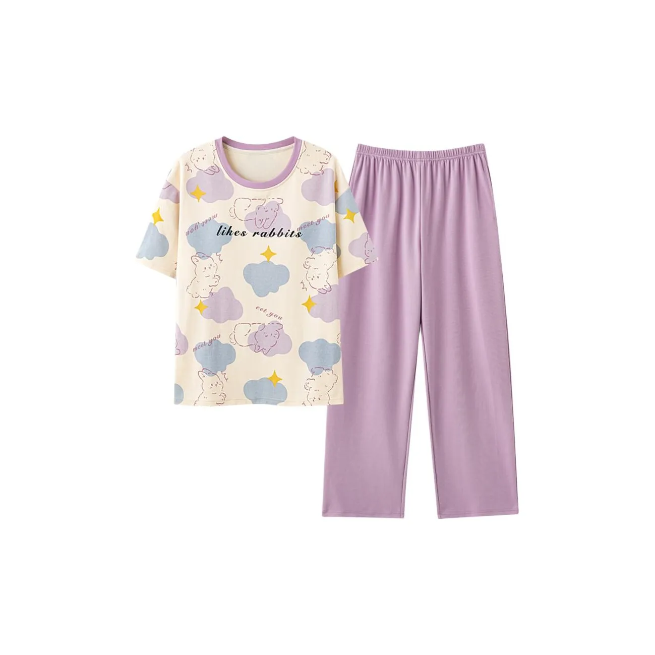 Floating Light Islands Пижамный комплект для женщин