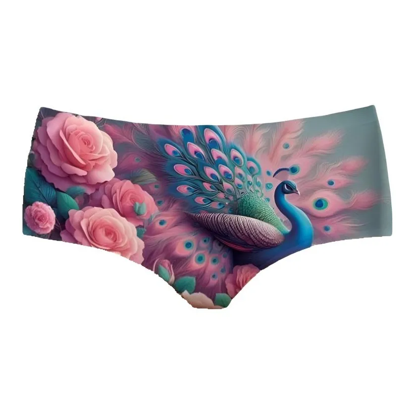 MJ STYLE Павлин Синий Женские Трусики-Бикини