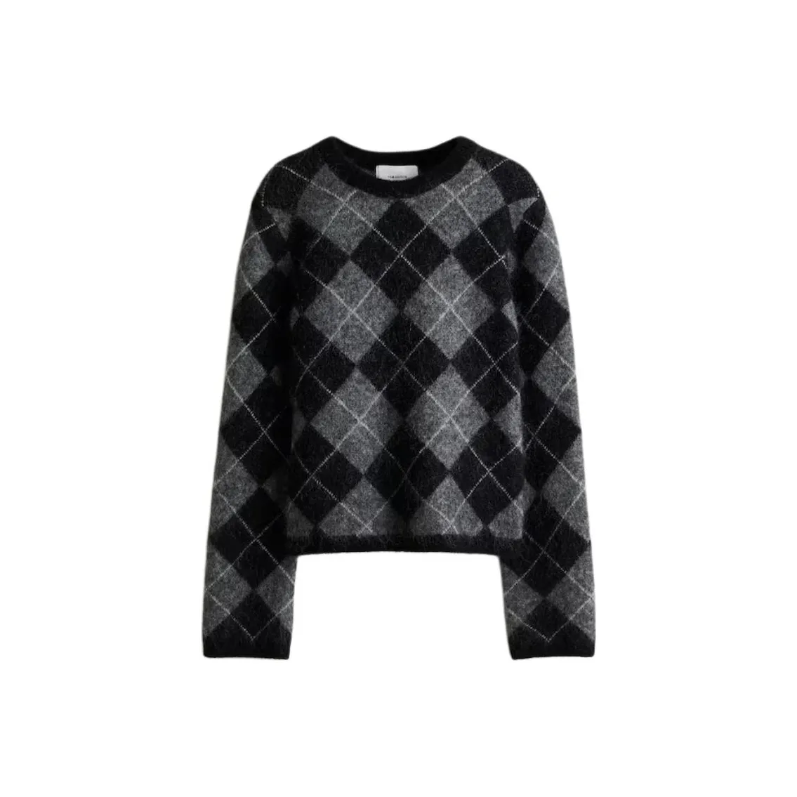 H M Серый Ромб Узор Женские Свитера