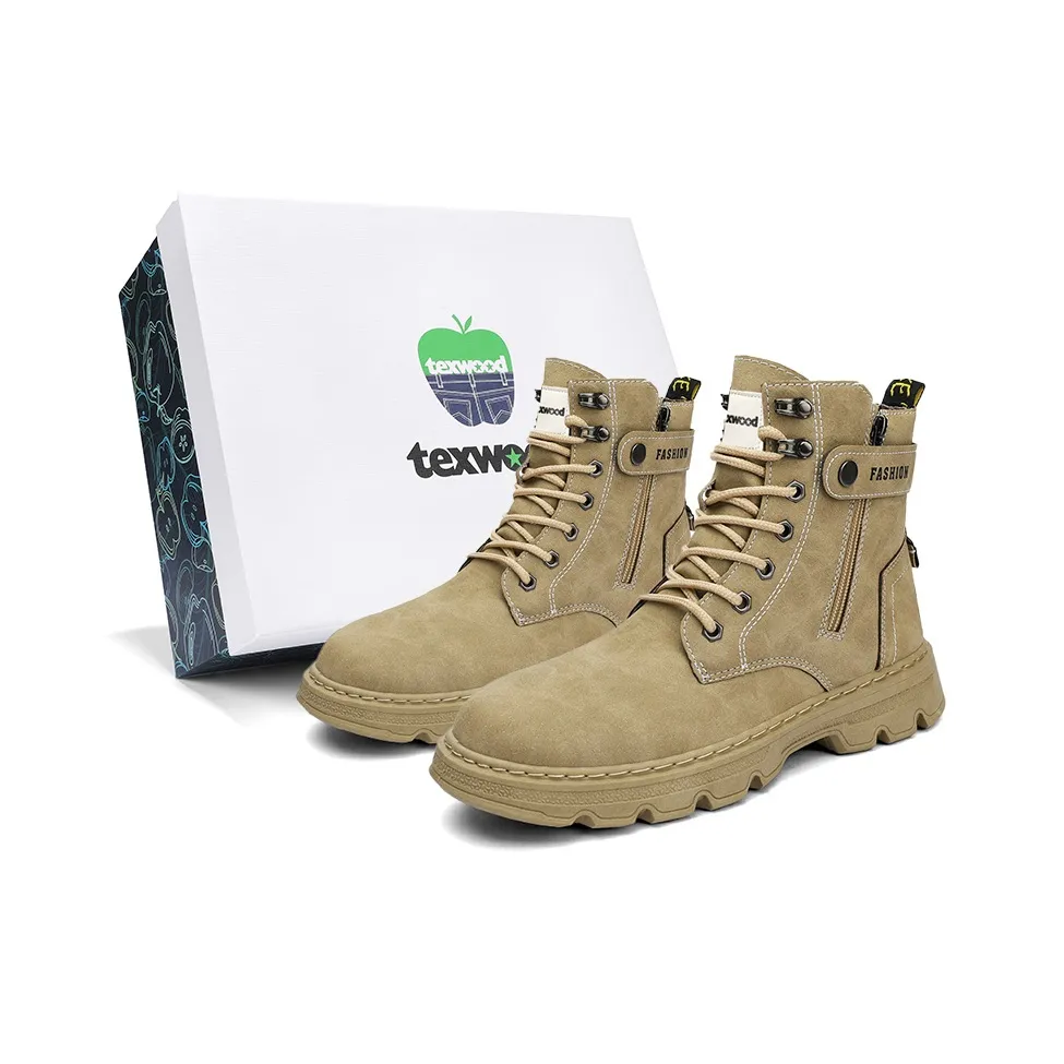 TEXWOOD Колено Высокая Мартин Ботинок Мужской