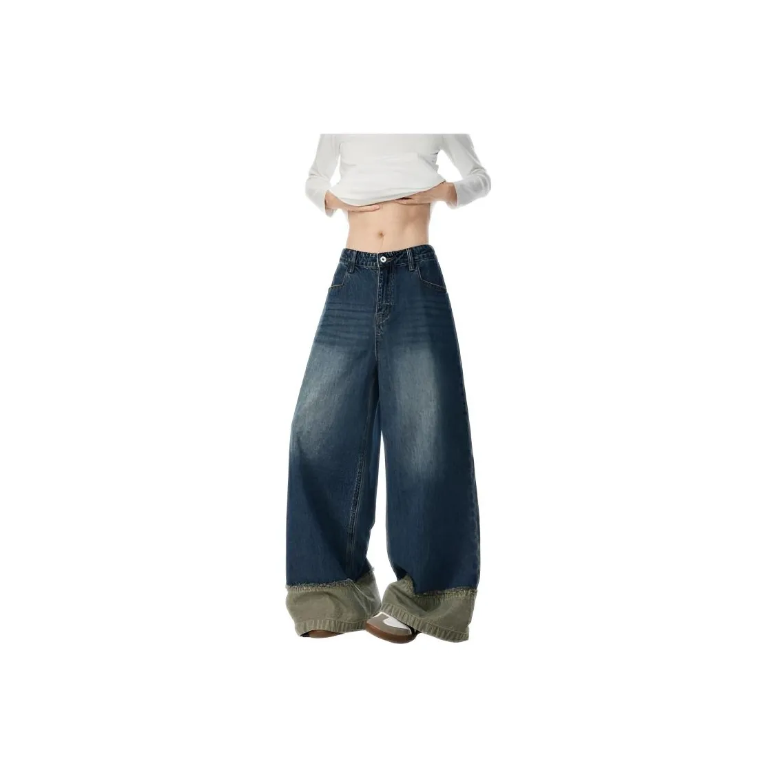 GOYN Blue Unisex Jeans GOYN Синий Унисекс Джинсы