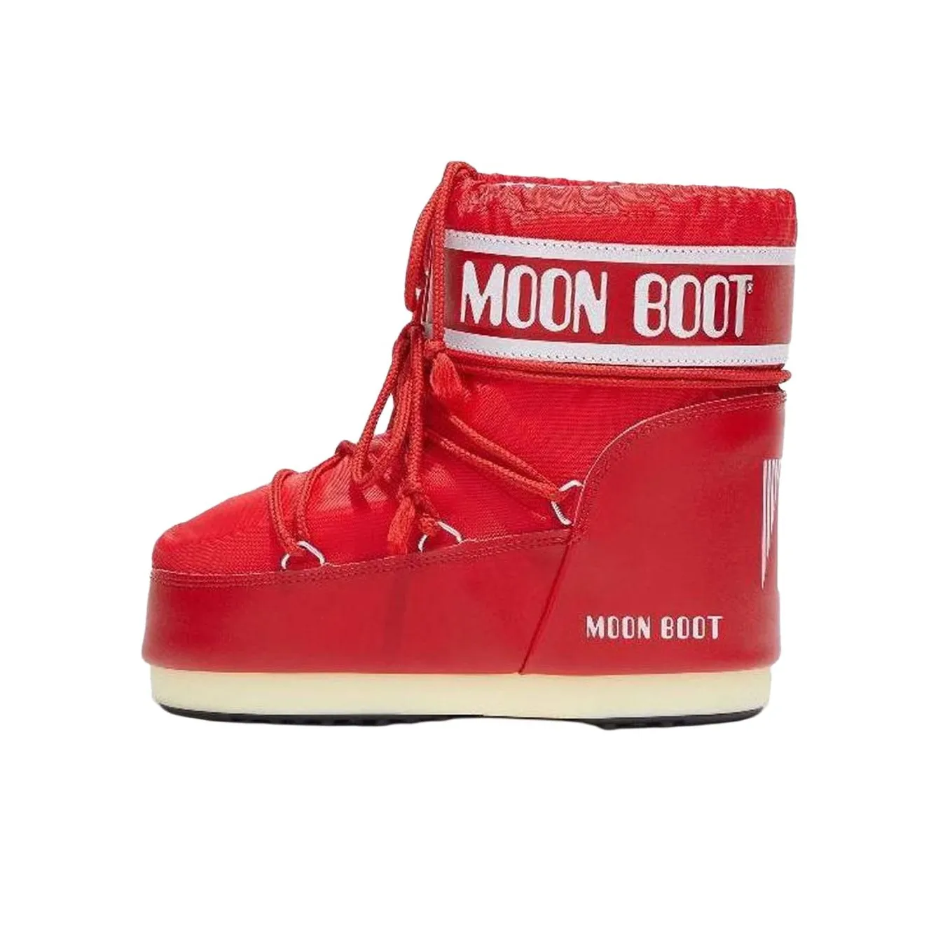 Moon Boot Snow Boots Unisex Red White