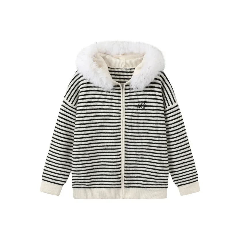 Pa33word Черно-белые полосы Женская трикотажная одежда