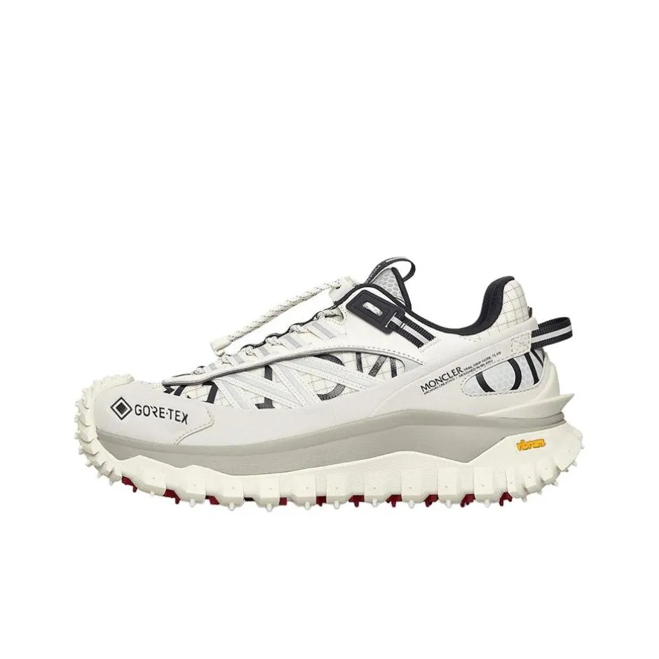 Moncler Trailgrip Chunky Sneakers Men Low Top White