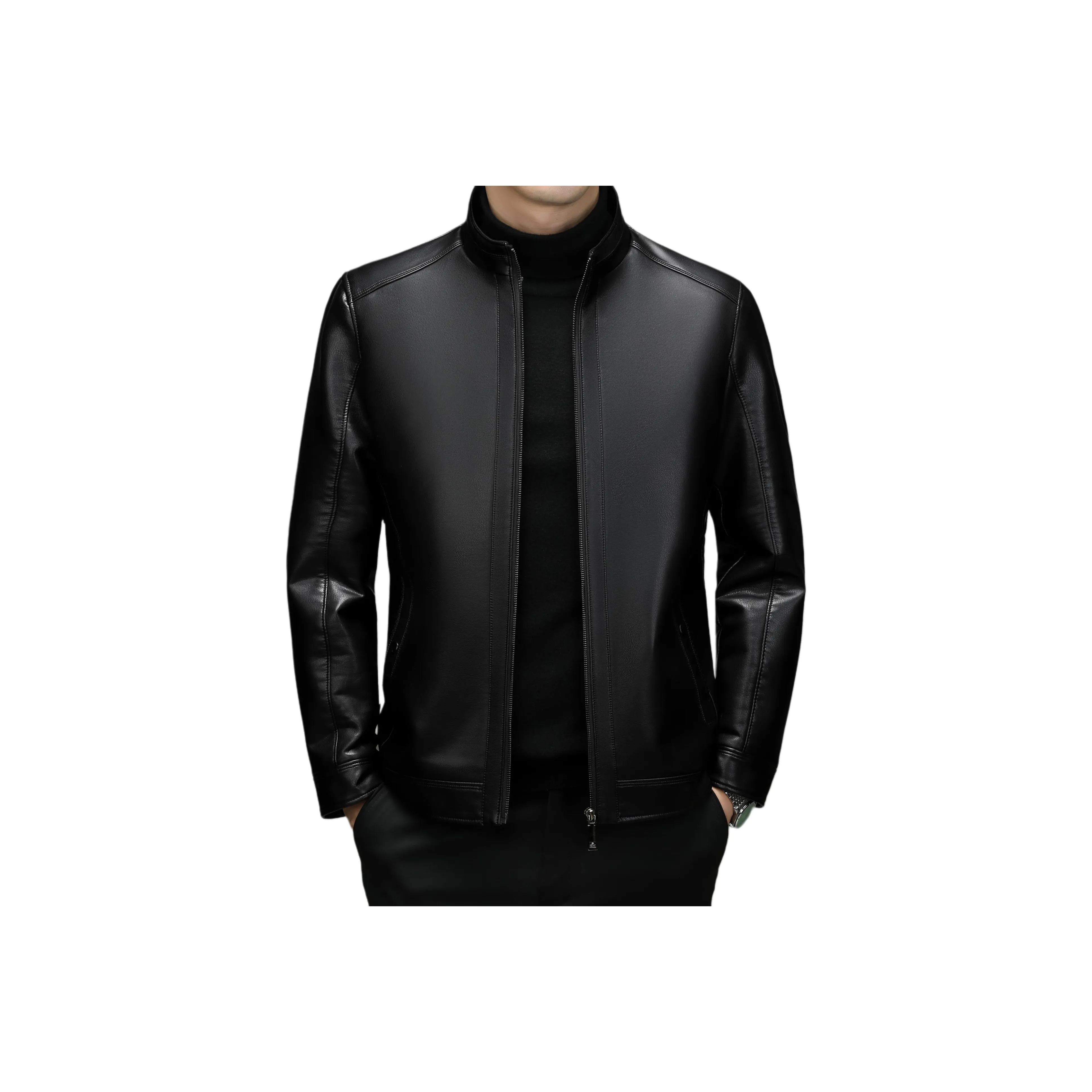 EMINU Мужские кожаные куртки