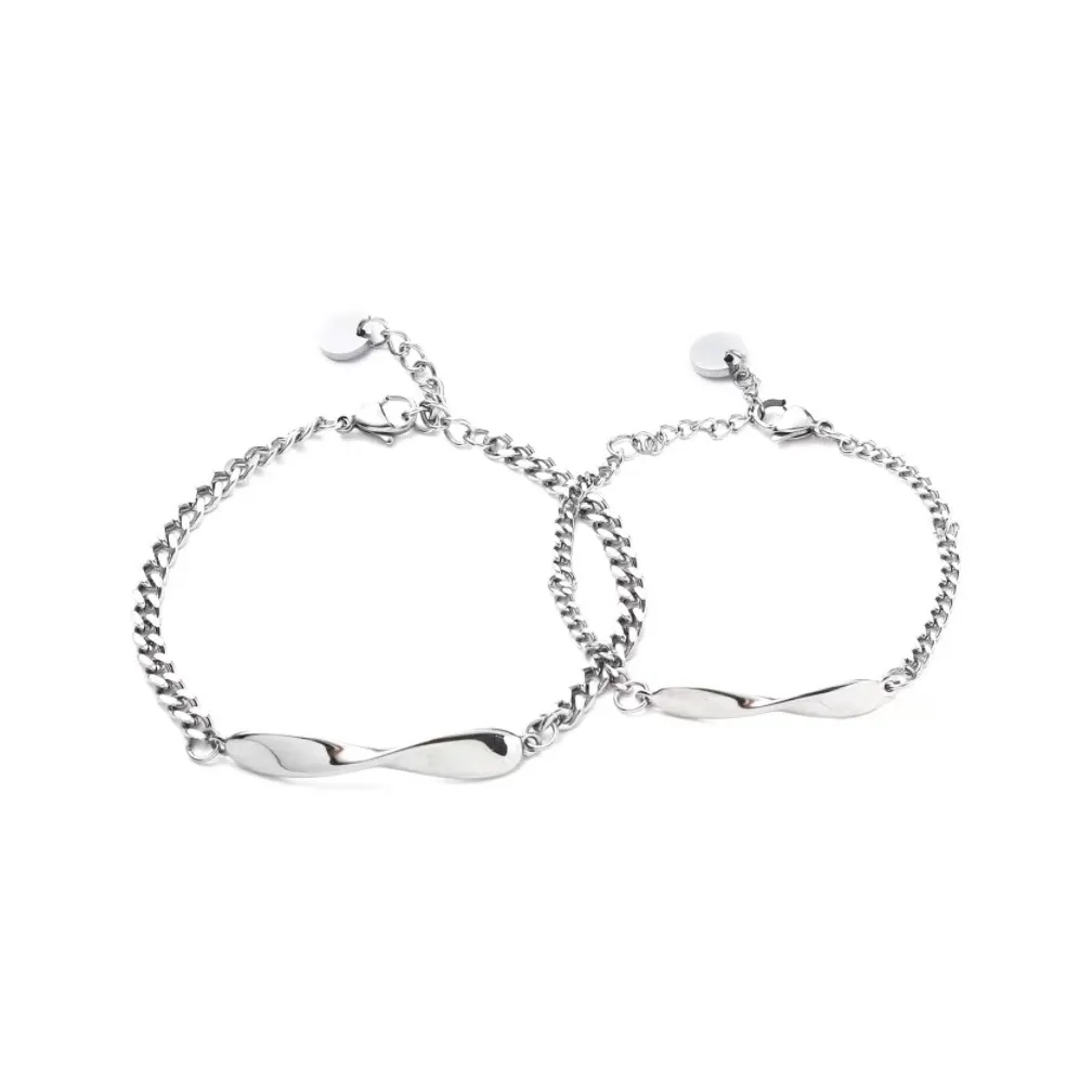 Quarqor Браслеты из титанового стального сплава Унисекс