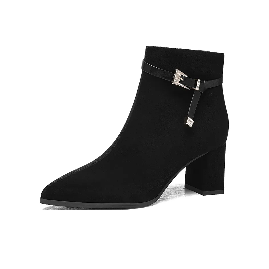 Golden Silk Rabbit Женские ботильоны