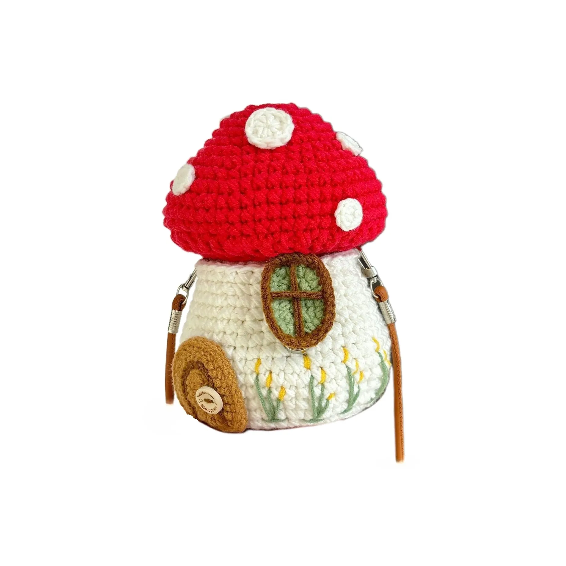 CHUNTUSHU Пряжа Вязальная игла Mushroom House Сумка DIY Игрушки