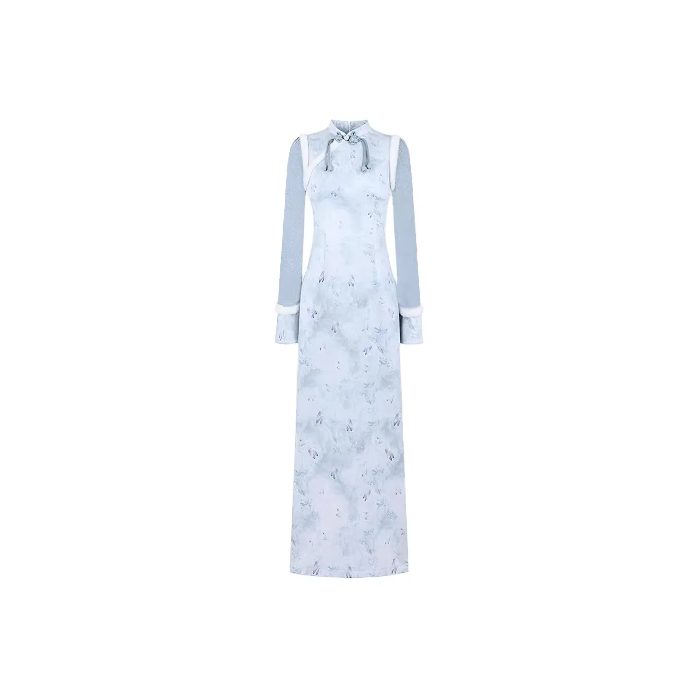 COVT Длинное платье с длинными рукавами женское