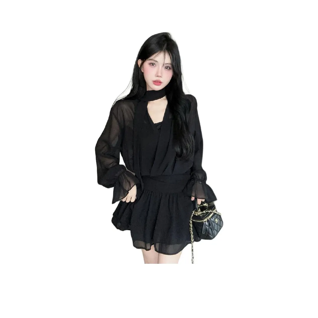 9c Collective Длинное платье с длинными рукавами женское