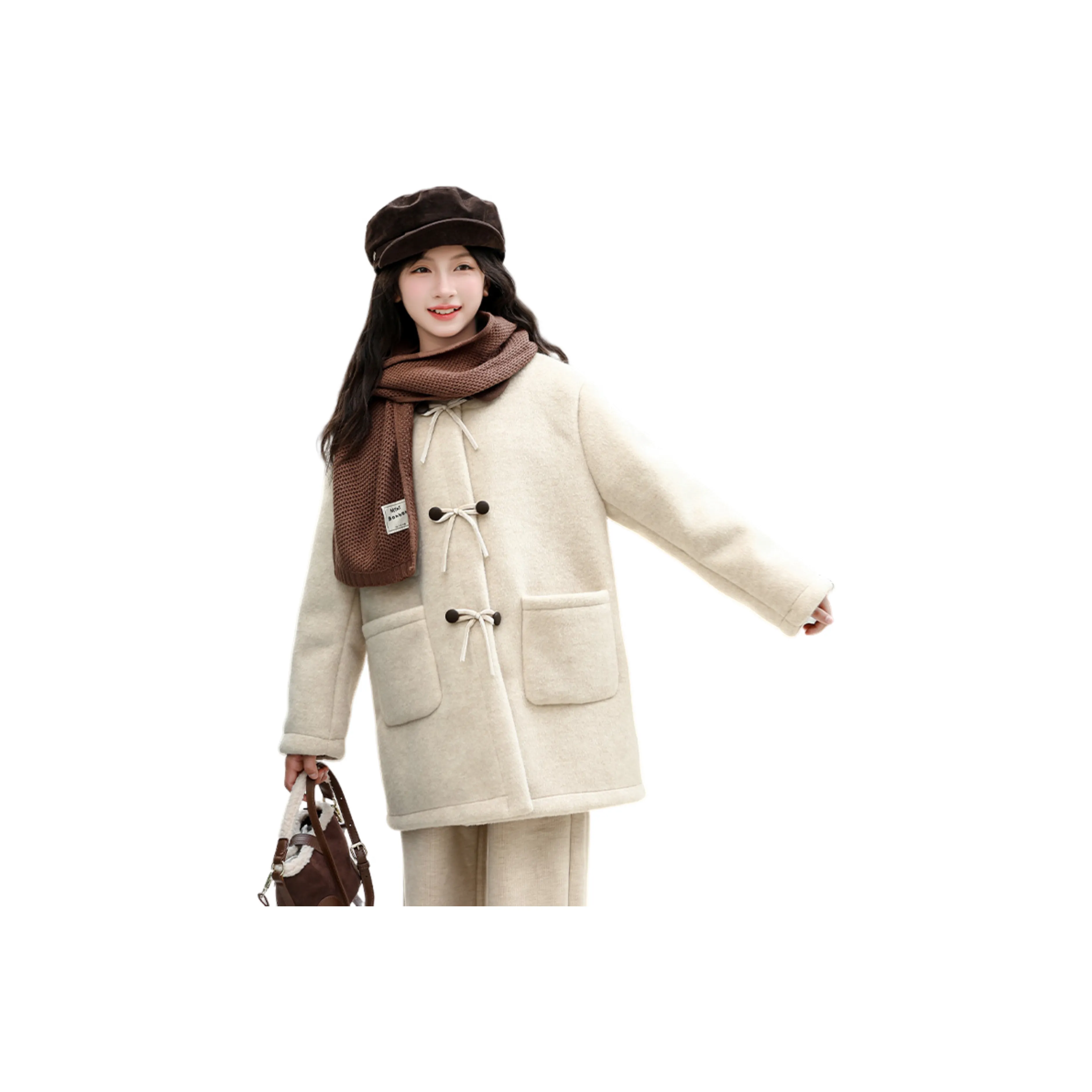 BaoLaXiaoJie Нейлон Пальто Подростки