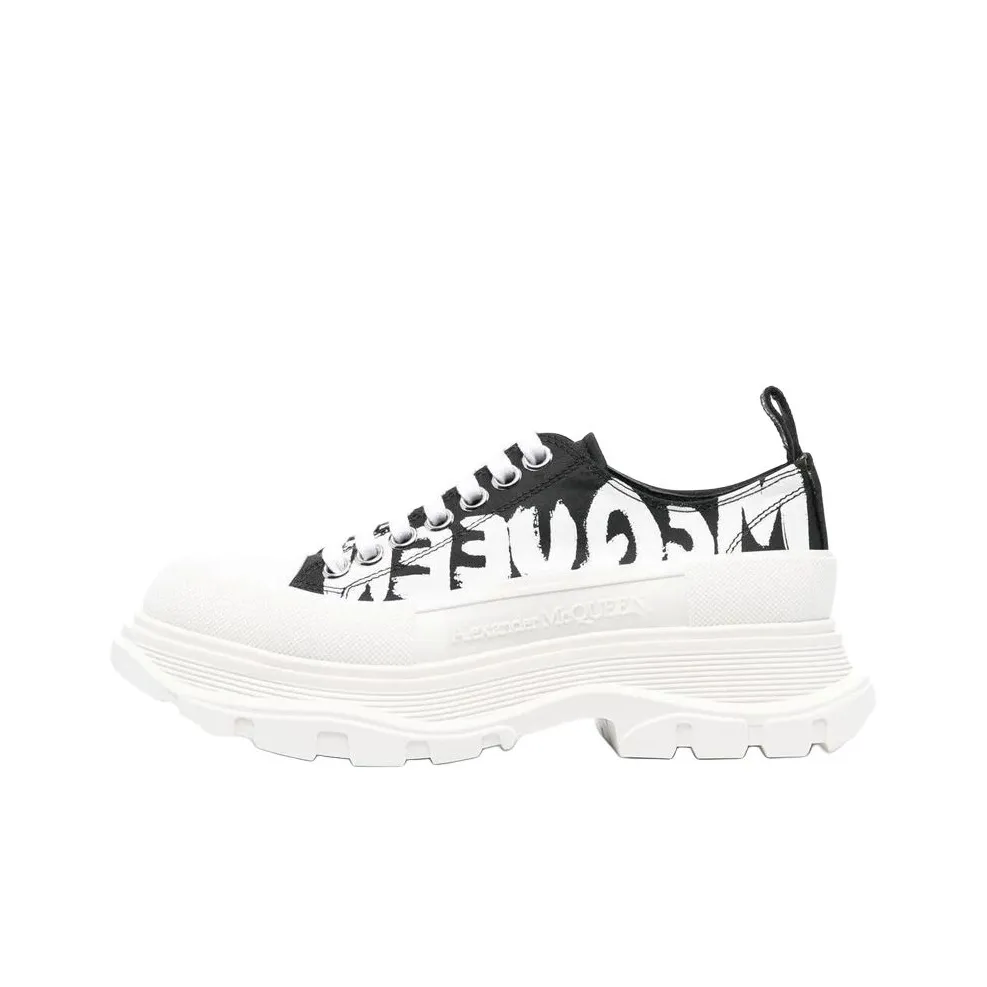 Alexander McQueen Tread Slick Casual Shoes Women's Low Top Black