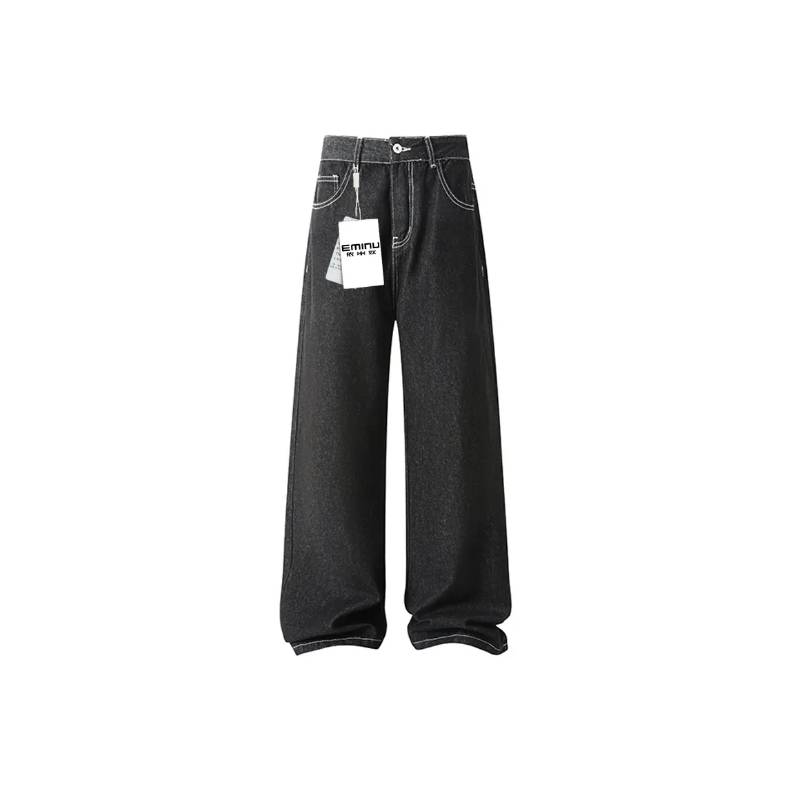 EMINU Оригинальные джинсы черные мужские