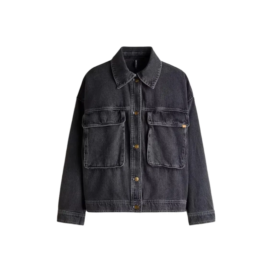 H M Джинсовый серый Женские Куртки