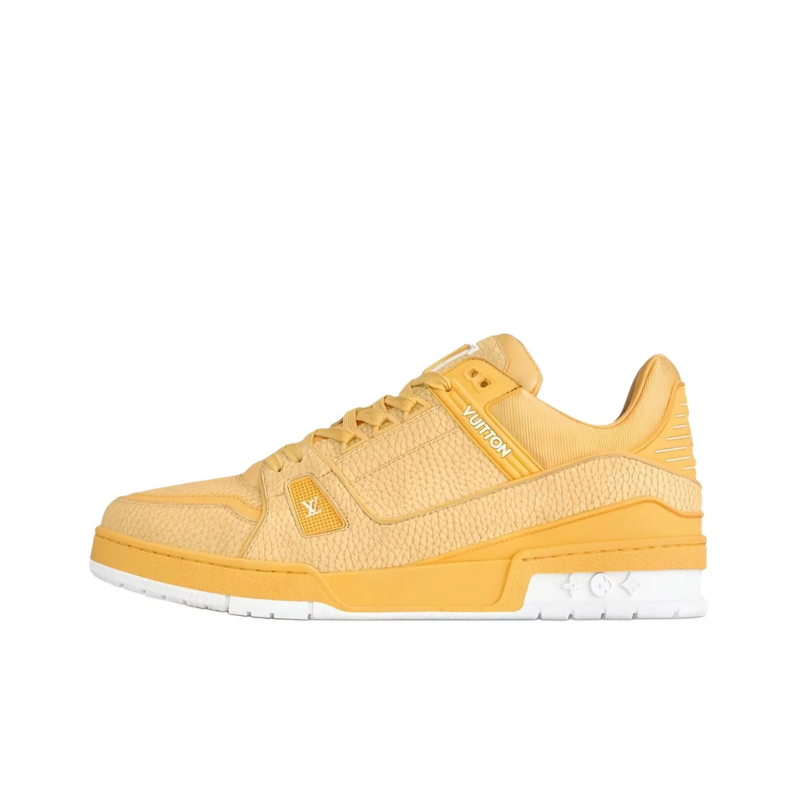 LOUIS VUITTON Trainer Skateboard Shoes Unisex Low Top Yellow