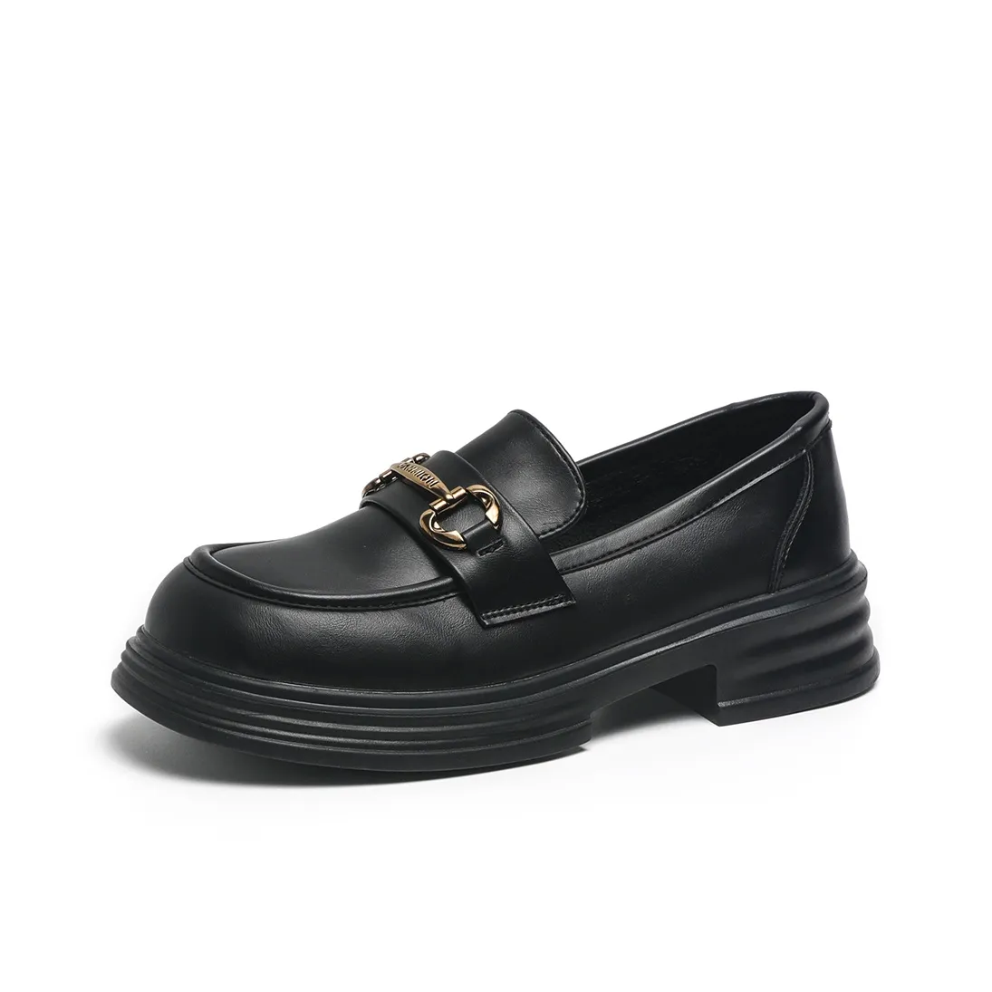 V Балет Балетки Лоферы 4CM Женские Черный