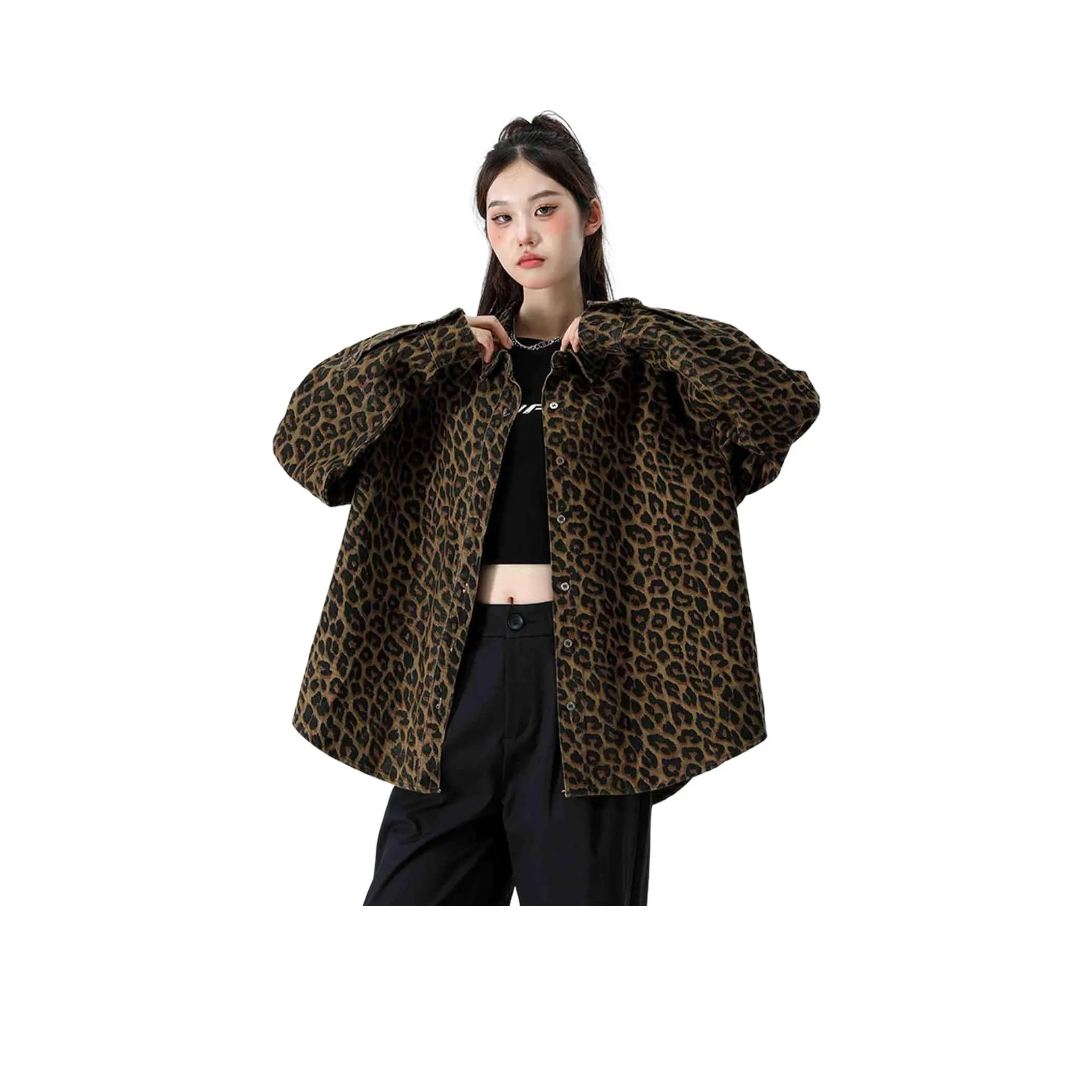 PISYPOX Кофейный Унисекс Рубашки